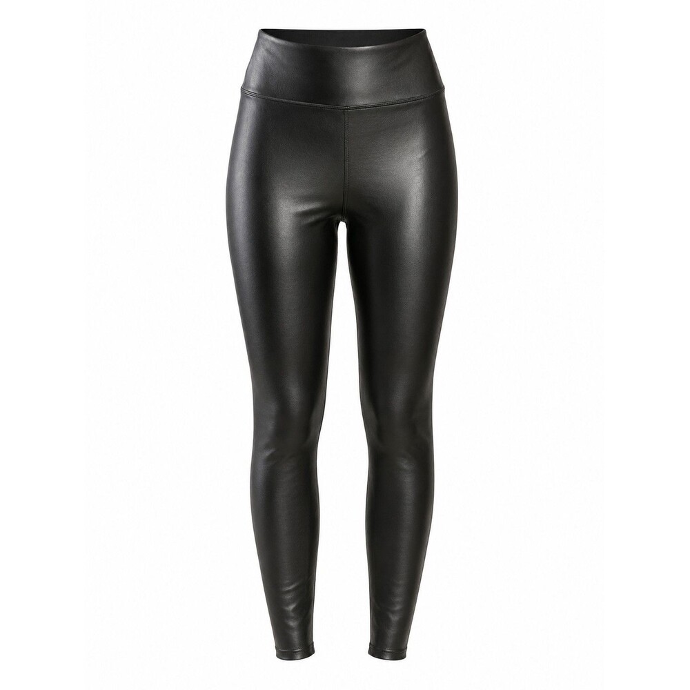 OFFLINE by Aerie Real Luxe Black High Rise Faux Leather Leggings L/G